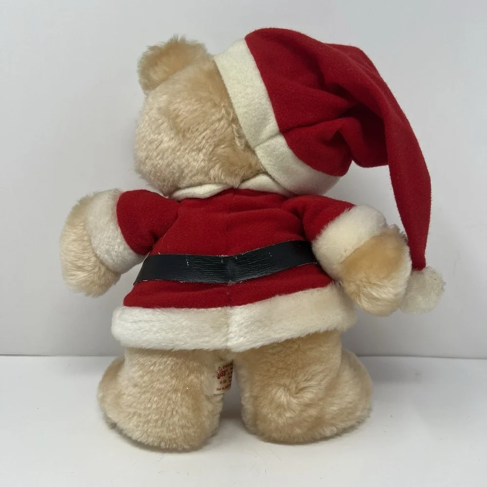 Russ Berrie Beary Christmas Santa Plush Xmas Teddy Bear 9